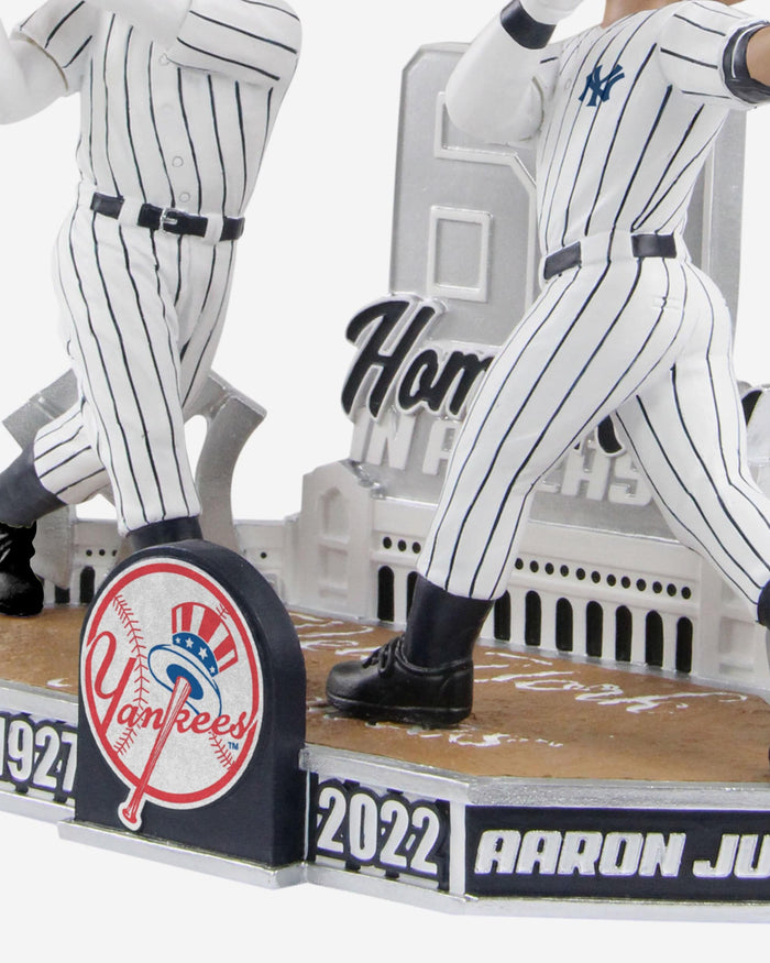 Aaron Judge & Babe Ruth New York Yankees 60 Home Run Club Dual Bobblehead FOCO - FOCO.com