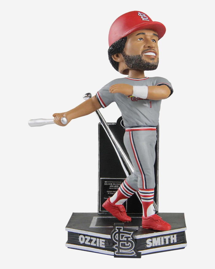 Ozzie Smith St Louis Cardinals 1987 Silver Slugger Bobblehead FOCO - FOCO.com