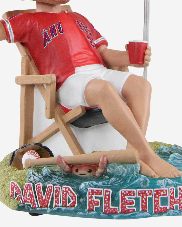 David Fletcher Los Angeles Angels Ambassador Beach Chair Bobblehead FOCO - FOCO.com