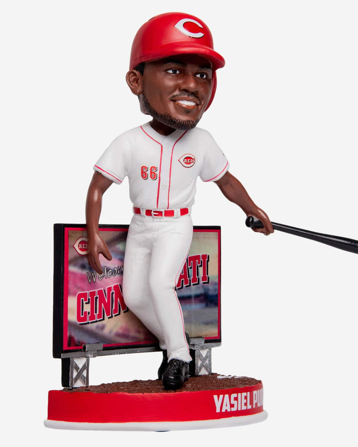Yasiel Puig Cincinnati Reds Billboard Bobblehead FOCO - FOCO.com