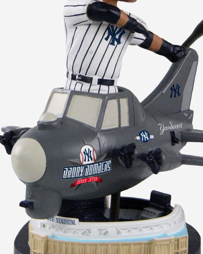Derek Jeter New York Yankees Bomber Spinning Bobblehead FOCO - FOCO.com