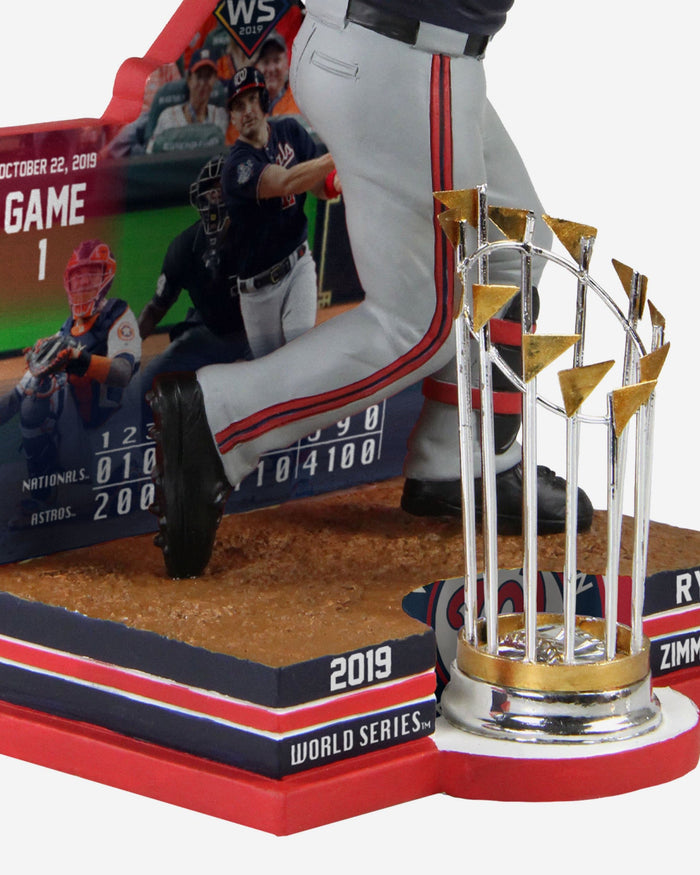 Ryan Zimmerman Washington Nationals 2019 World Series Champions Moment Bobblehead FOCO - FOCO.com