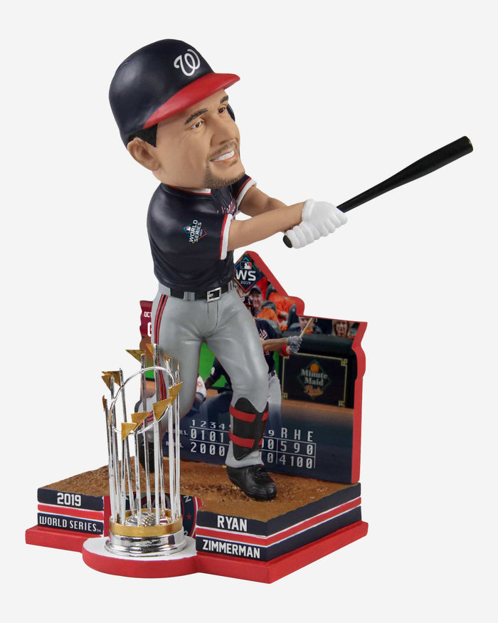 Ryan Zimmerman Washington Nationals 2019 World Series Champions Moment Bobblehead FOCO - FOCO.com