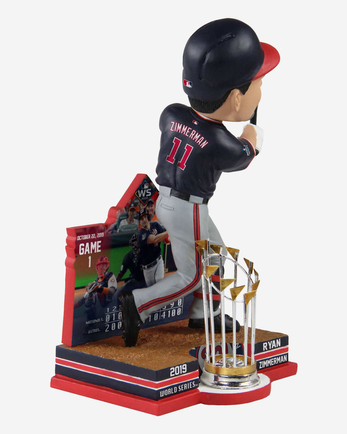Ryan Zimmerman Washington Nationals 2019 World Series Champions Moment Bobblehead FOCO - FOCO.com