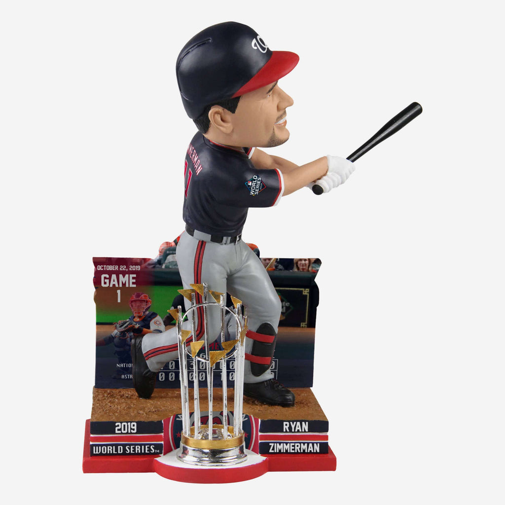 Ryan Zimmerman Washington Nationals 2019 World Series Champions Moment Bobblehead FOCO - FOCO.com