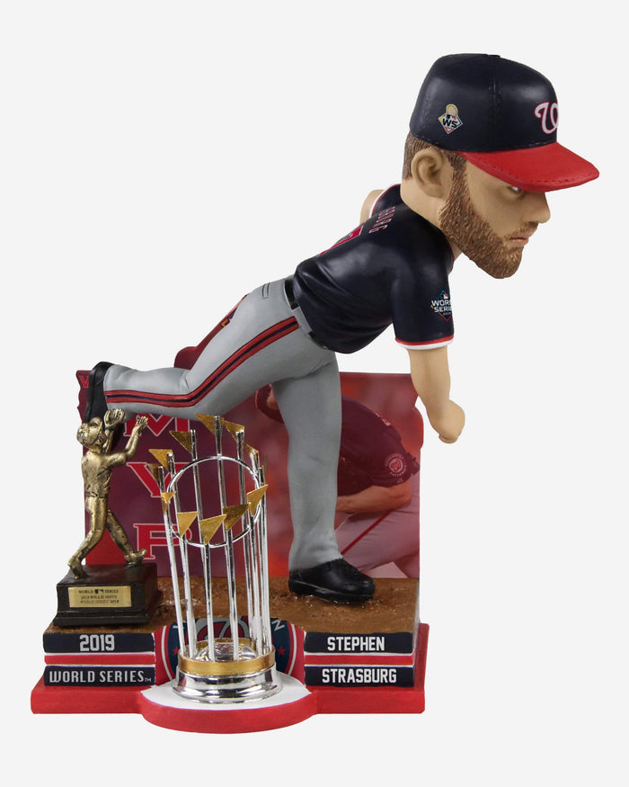 Stephen Strasburg Washington Nationals 2019 World Series Champions Moment Bobblehead FOCO - FOCO.com