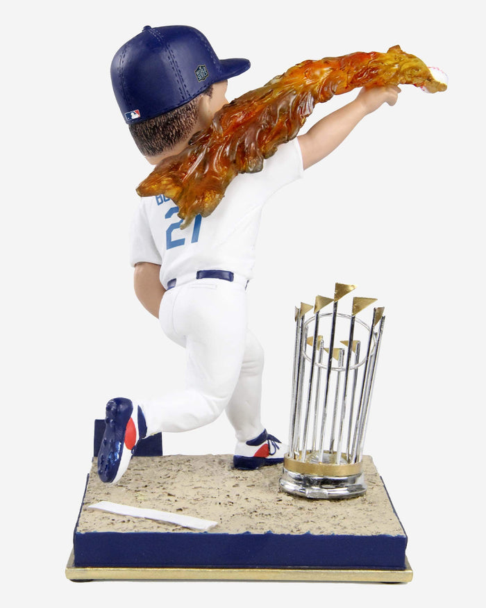 Walker Buehler Los Angeles Dodgers 2020 World Series Champions Flaming Fast Ball Bobblehead FOCO - FOCO.com