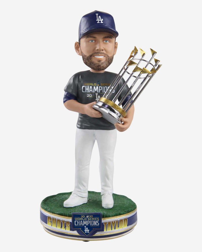 Chris Taylor Los Angeles Dodgers 2025 World Series Champions Moment Bo FOCO