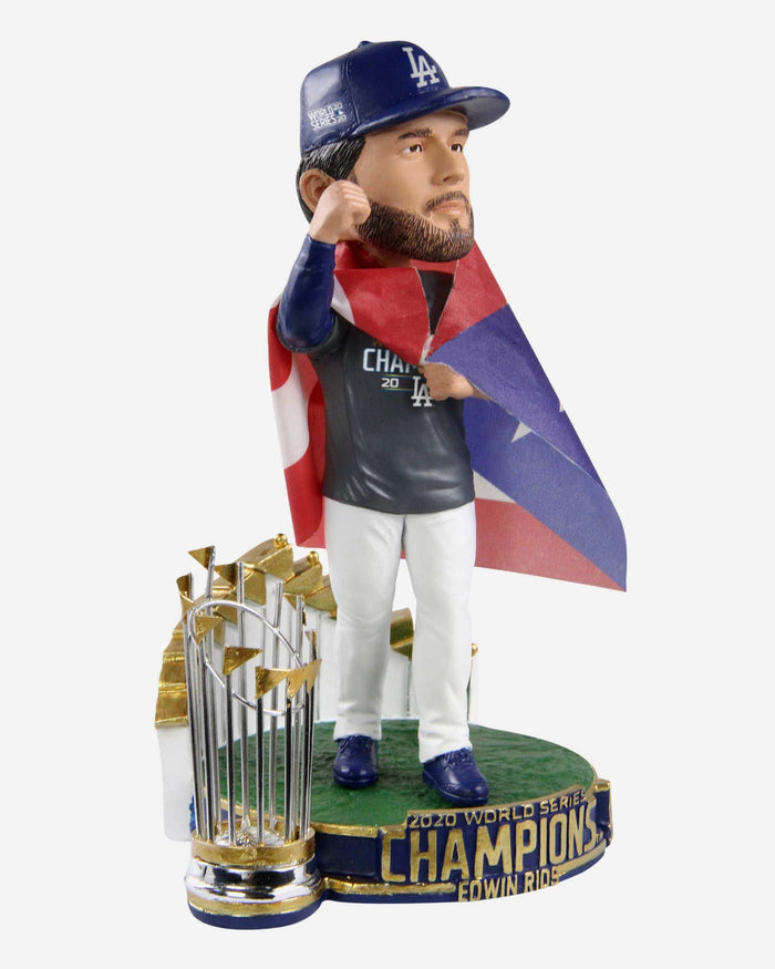 Edwin Rios Los Angeles Dodgers 2020 World Series Champions Moment Bobblehead FOCO - FOCO.com