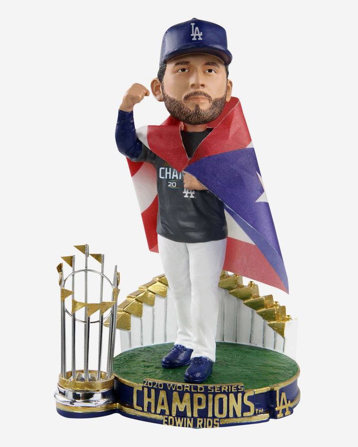 Edwin Rios Los Angeles Dodgers 2020 World Series Champions Moment Bobblehead FOCO - FOCO.com