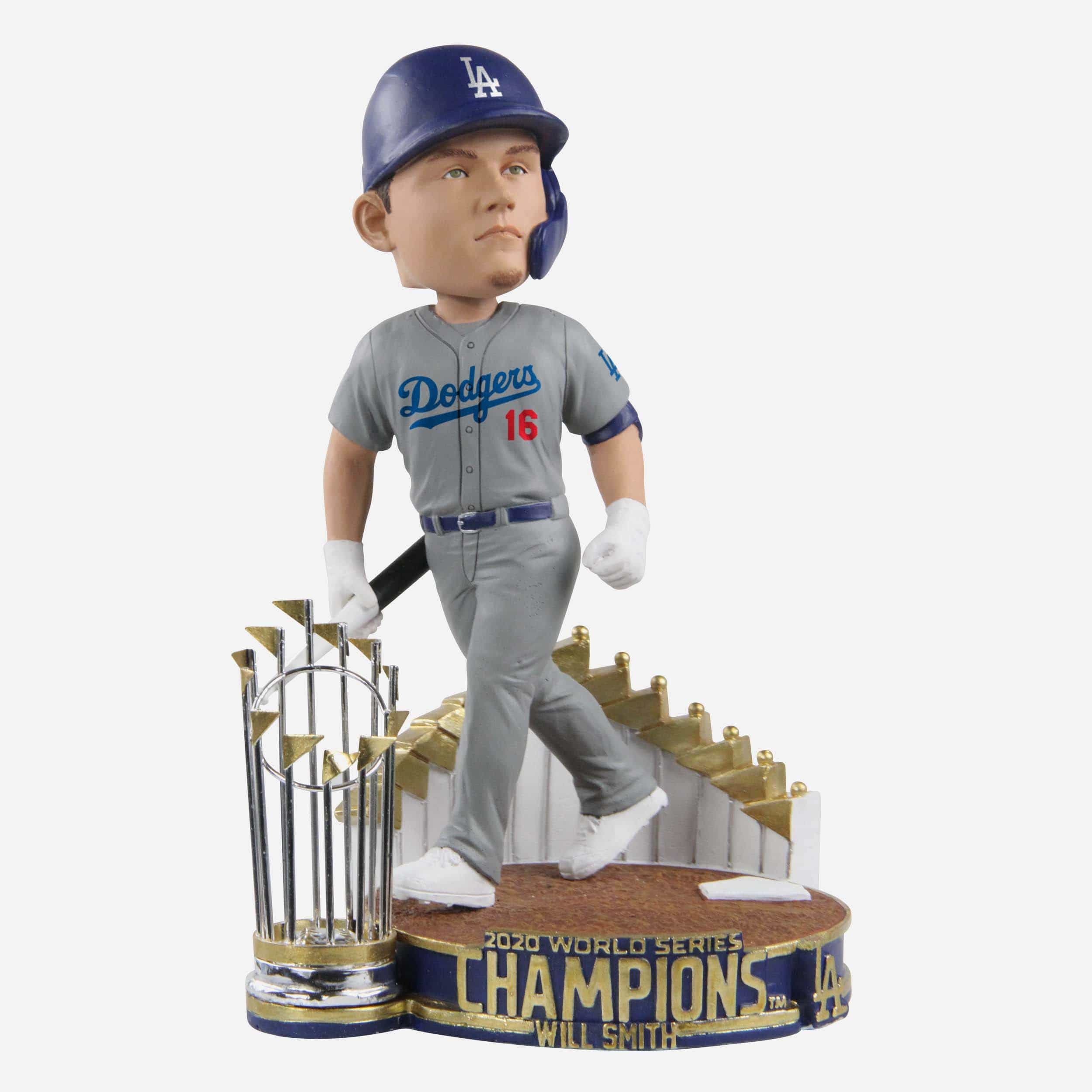 Will Smith Los Angeles Dodgers 2020 World Series Champions Moment Bobblehead
