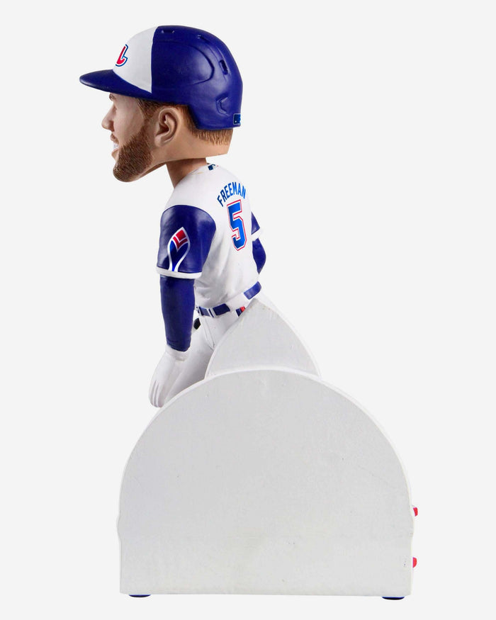 Freddie Freeman Atlanta Braves Retro Jersey Bobblehead FOCO - FOCO.com