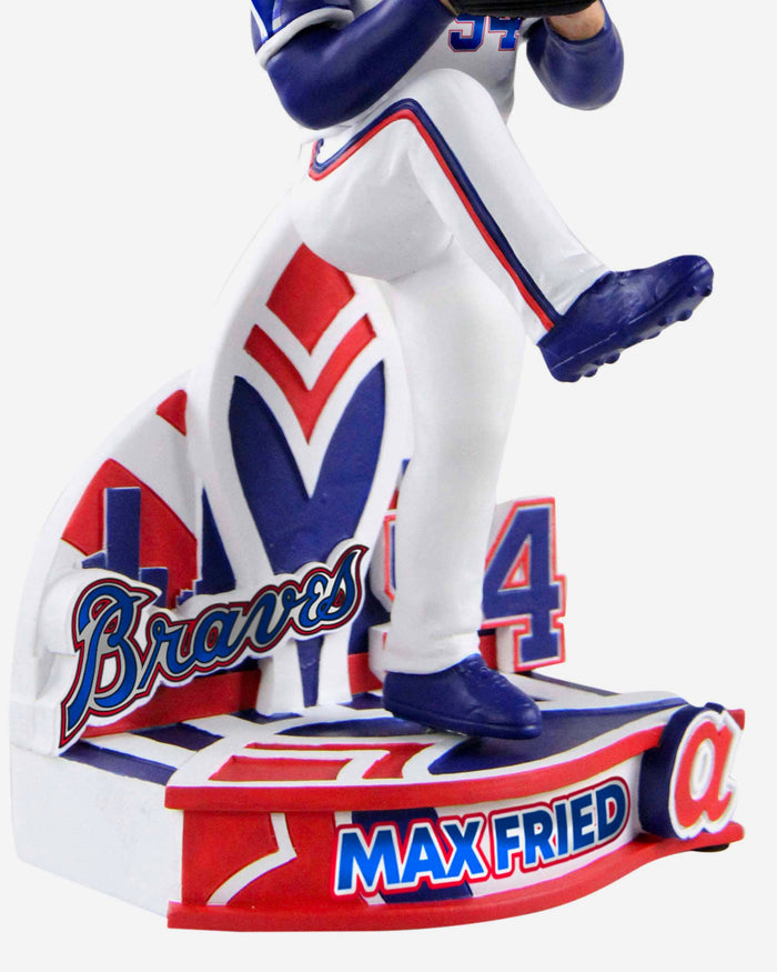 Max Fried Atlanta Braves Retro Jersey Bobblehead FOCO