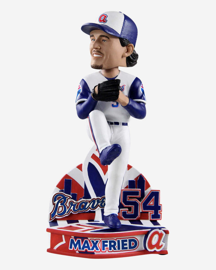 Max Fried Atlanta Braves Retro Jersey Bobblehead FOCO - FOCO.com