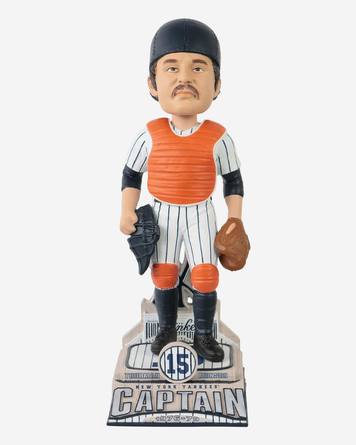 Thurman Munson New York Yankees Captain Bobblehead FOCO - FOCO.com