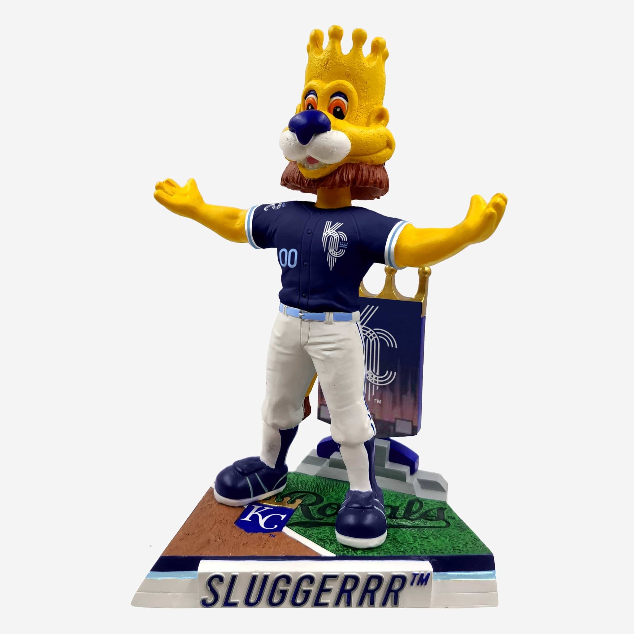 Sluggerrr Kansas City Royals 2022 City Connect Mascot Bobblehead