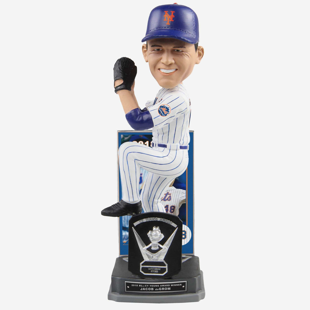 Jacob deGrom New York Mets 2018 NL CY Young Award Bobblehead FOCO - FOCO.com
