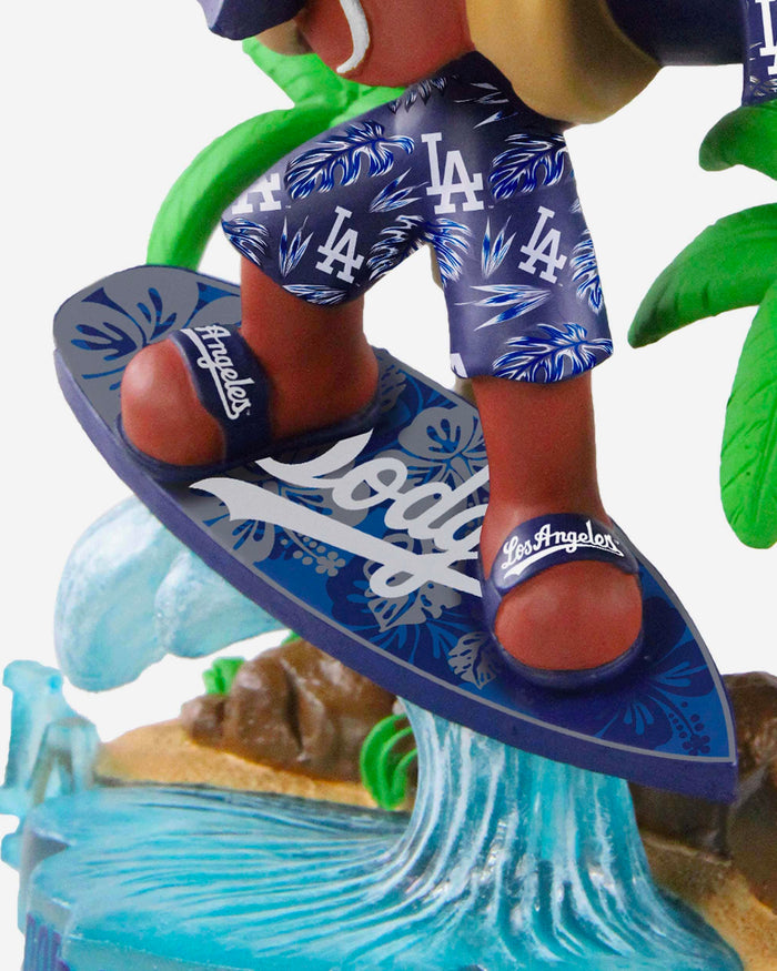 Los Angeles Dodgers Tropical Surf Dodger Dog Bobblehead FOCO - FOCO.com