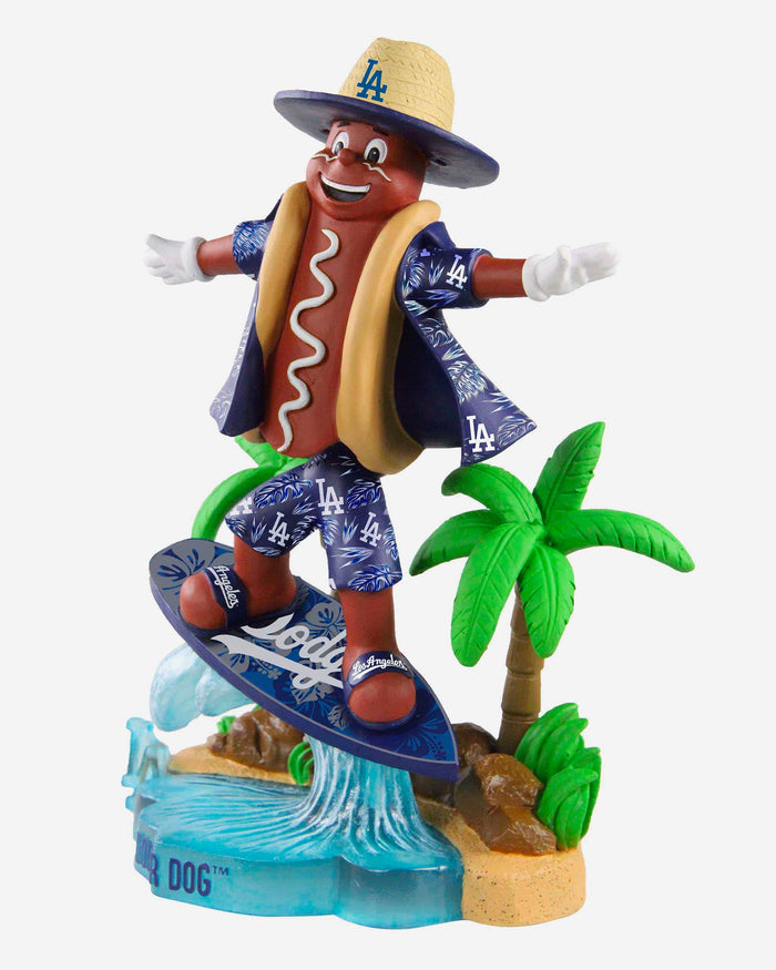 Los Angeles Dodgers Tropical Surf Dodger Dog Bobblehead FOCO - FOCO.com