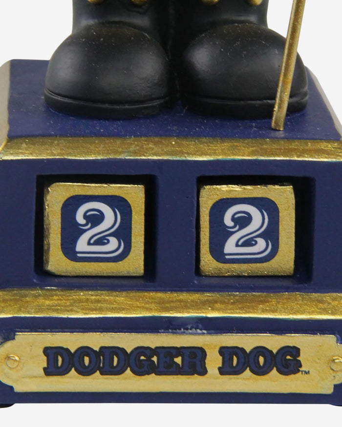 Los Angeles Dodgers Holiday Nutcracker Dodger Dog Bobblehead FOCO - FOCO.com