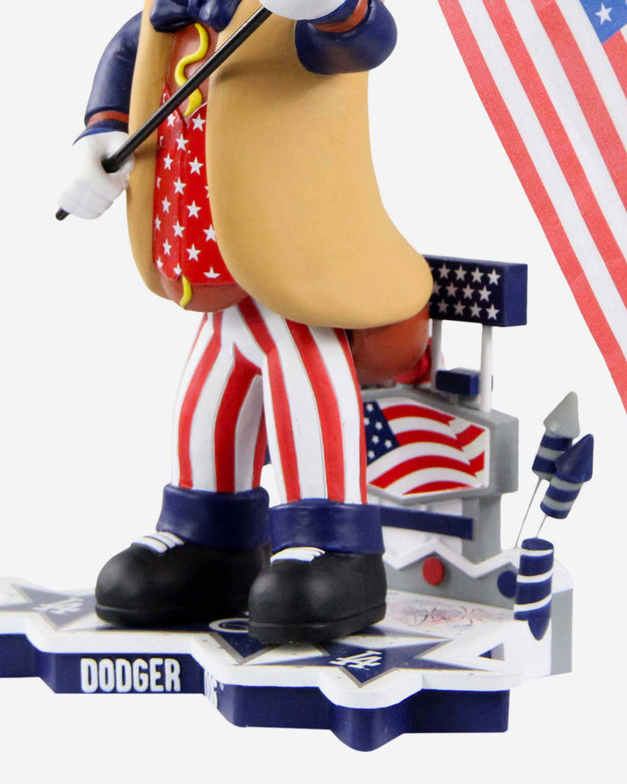 Los Angeles Dodgers 4th of July Dodger Dog Bobblehead FOCO - FOCO.com
