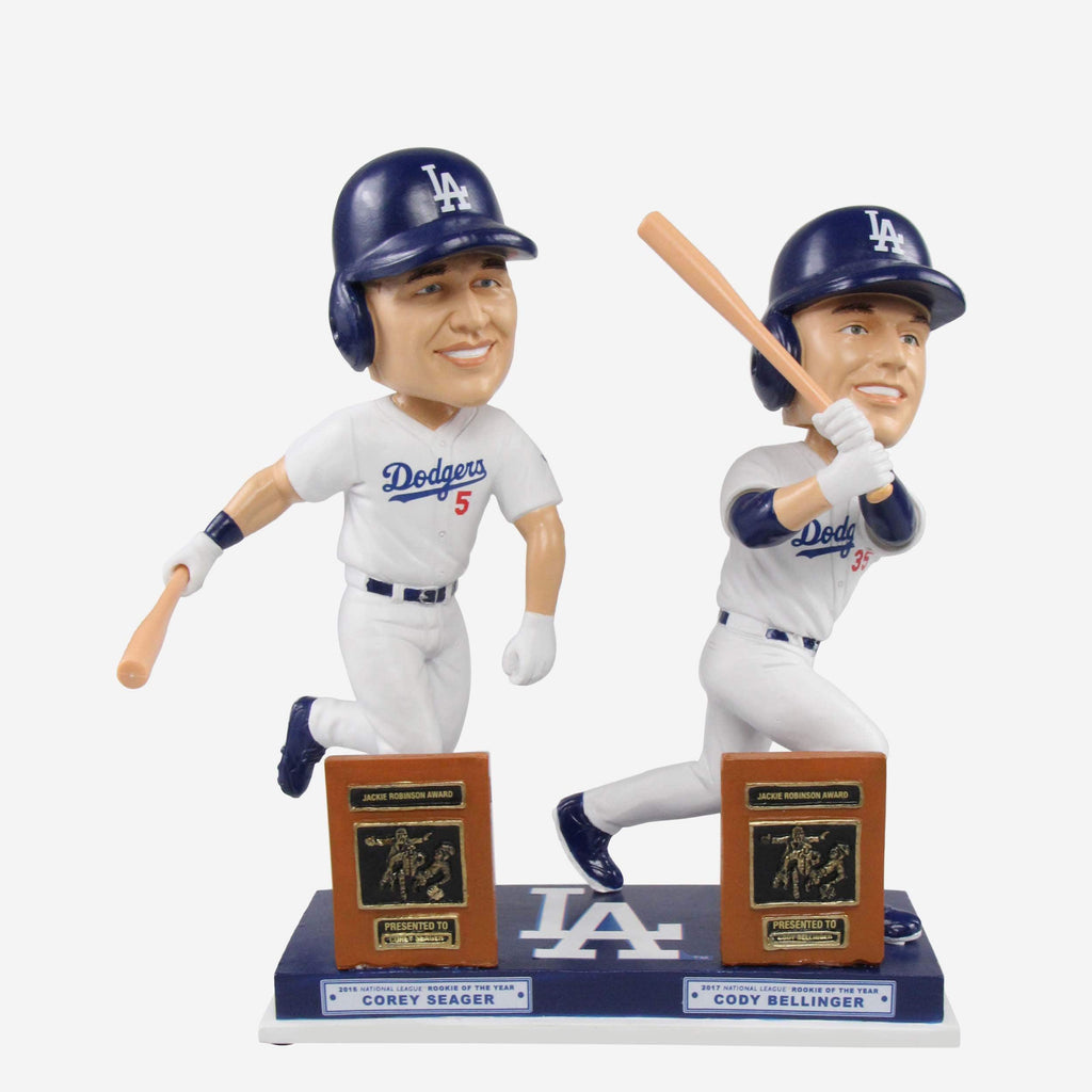 Corey Seager & Cody Bellinger Los Angeles Dodgers Dual Player Bobblehead FOCO - FOCO.com
