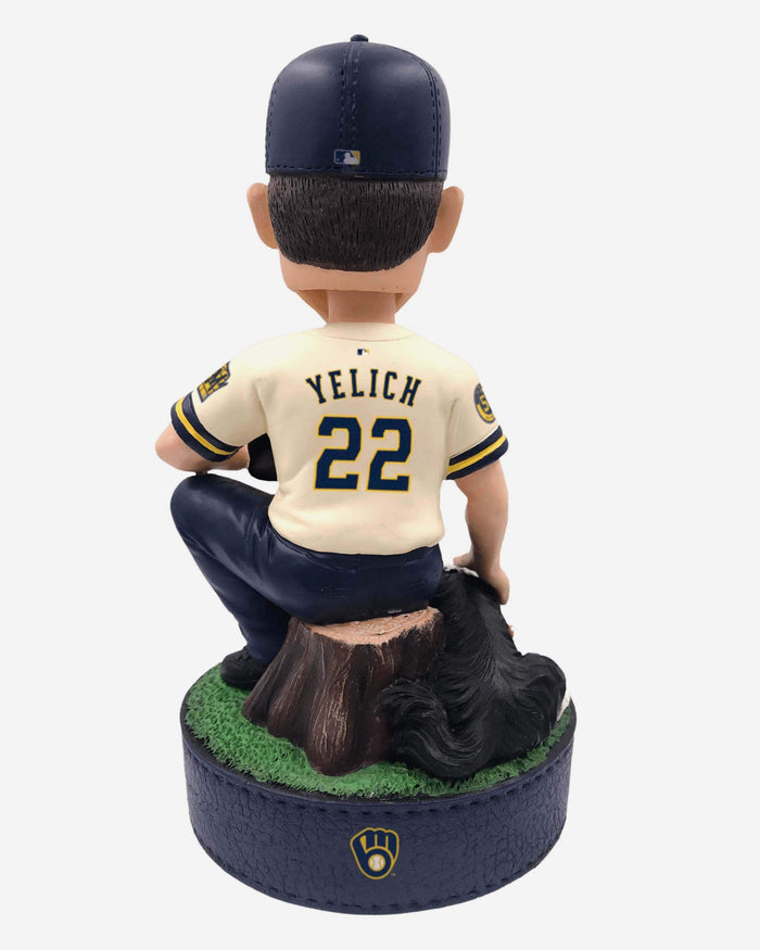 Christian Yelich Milwaukee Brewers Dogs Bobblehead FOCO - FOCO.com