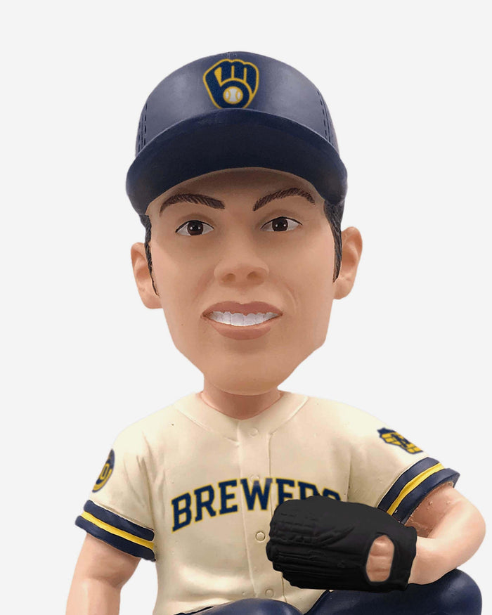 Christian Yelich Milwaukee Brewers Dogs Bobblehead FOCO - FOCO.com