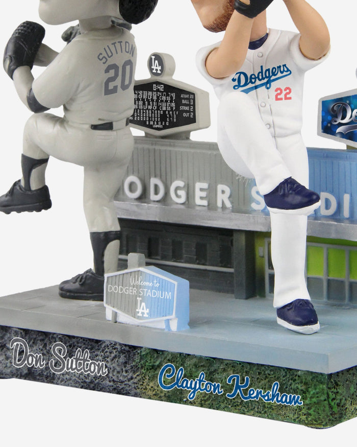 Don Sutton & Clayton Kershaw Los Angeles Dodgers Then And Now Bobblehead FOCO - FOCO.com