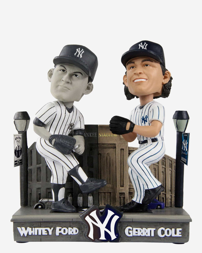 Whitey Ford & Gerrit Cole New York Yankees Then And Now Bobblehead FOCO - FOCO.com