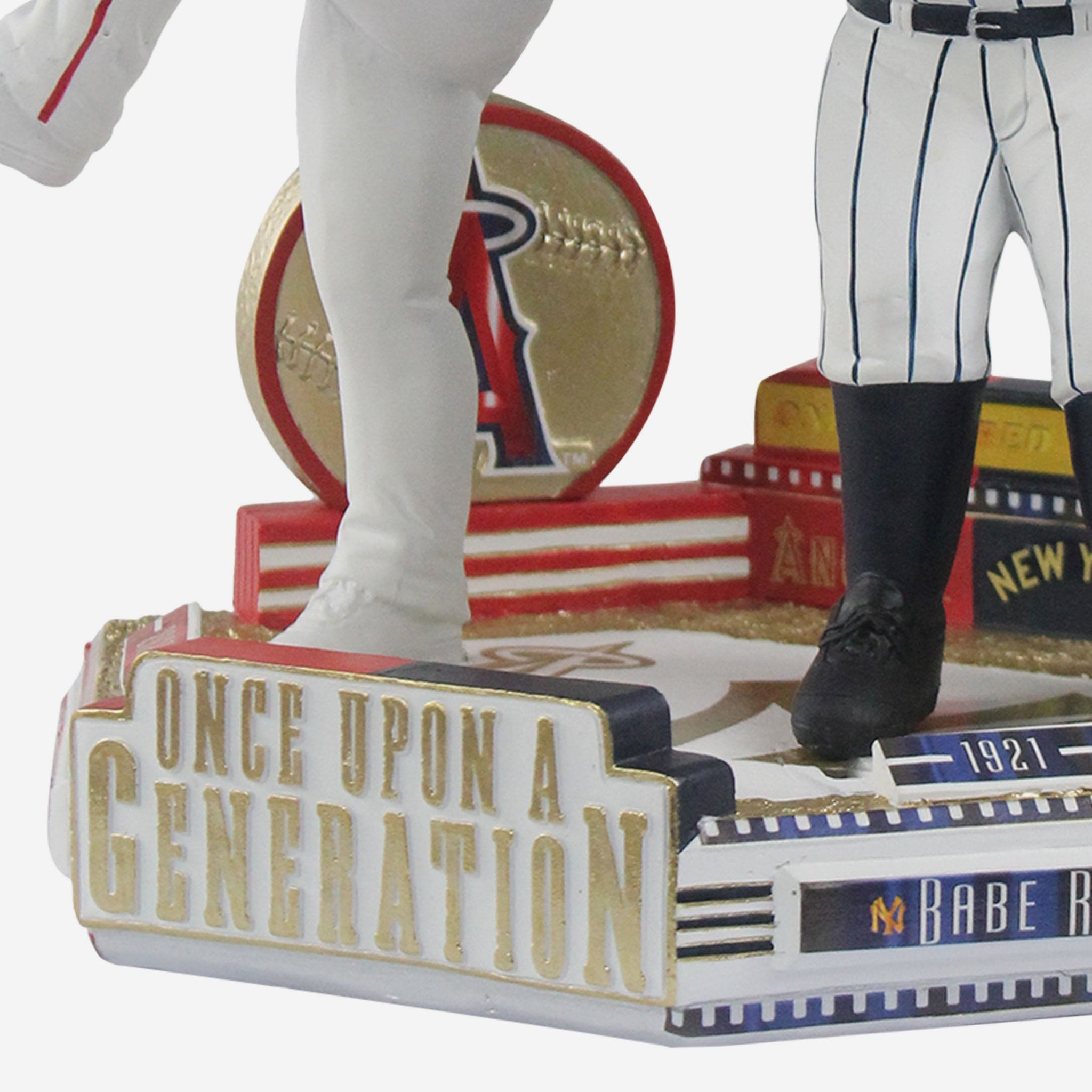 Shohei Ohtani & Babe Ruth Los Angeles Angels & New York