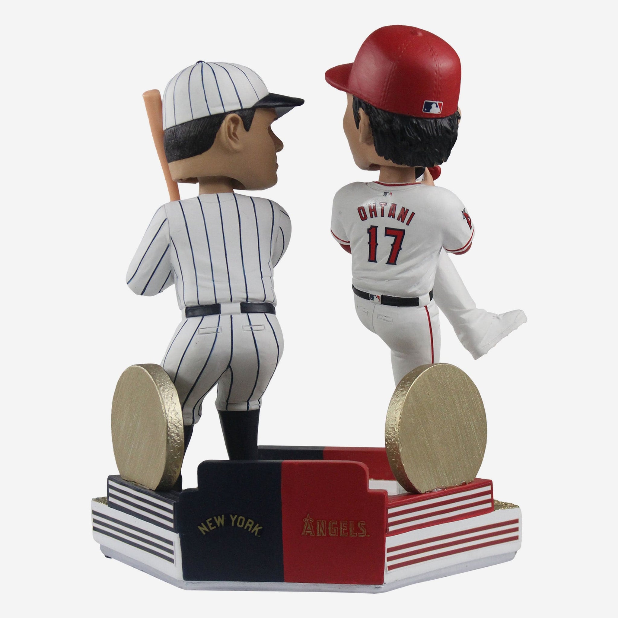 Shohei Ohtani & Babe Ruth Los Angeles Angels & New York Yankees