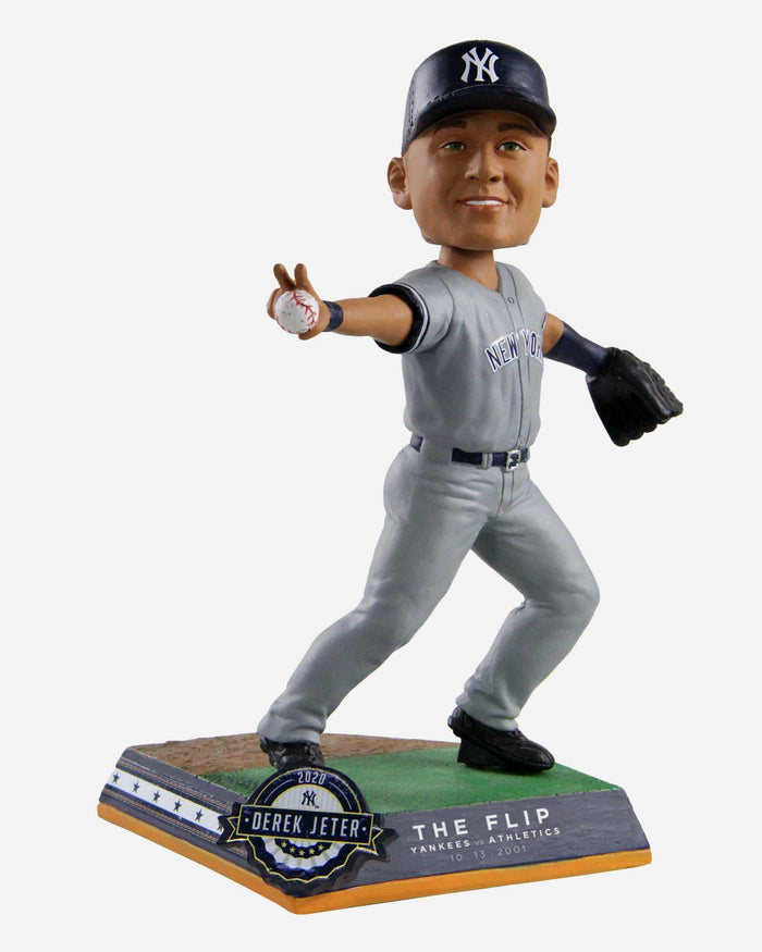Derek Jeter New York Yankees The Flip Bobblehead FOCO - FOCO.com