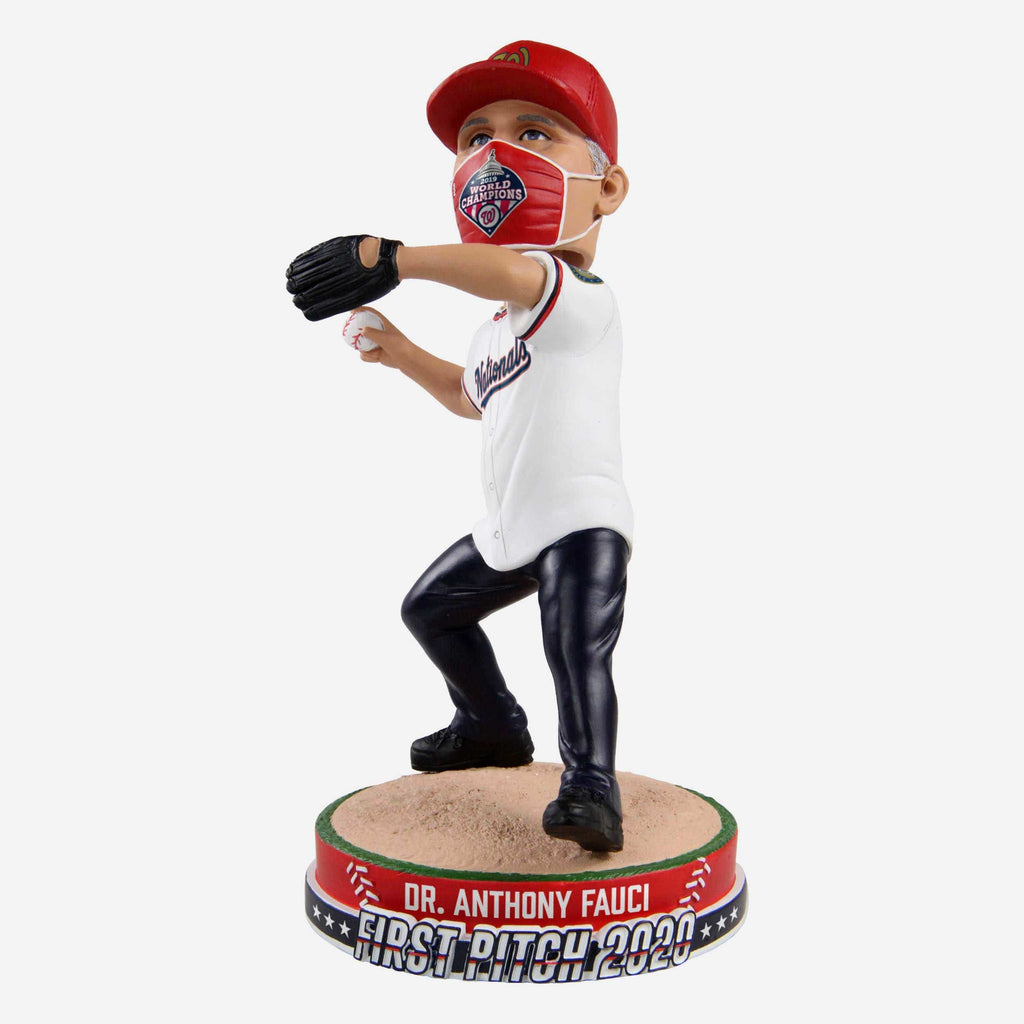 Dr Anthony Fauci Washington Nationals First Pitch Bobblehead FOCO - FOCO.com