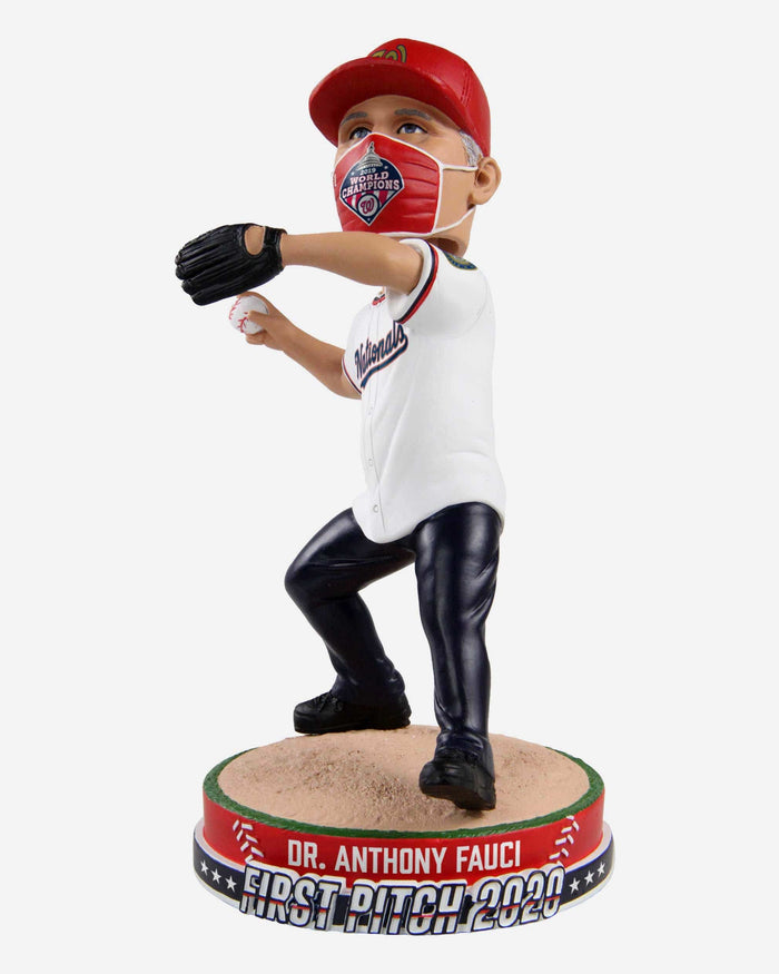 Dr Anthony Fauci Washington Nationals First Pitch Bobblehead FOCO - FOCO.com