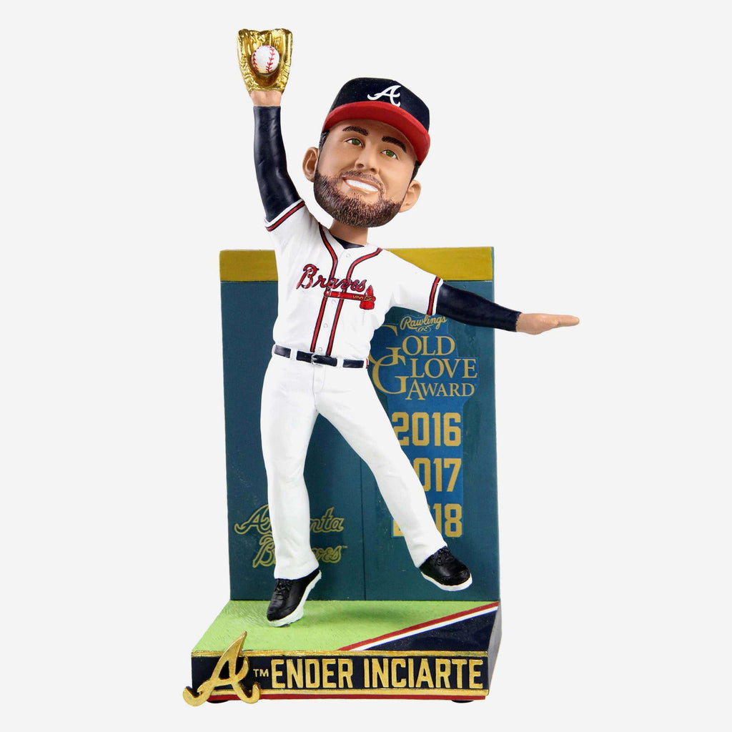 Ender Inciarte Atlanta Braves Ambassador Gold Glove Bobblehead FOCO - FOCO.com