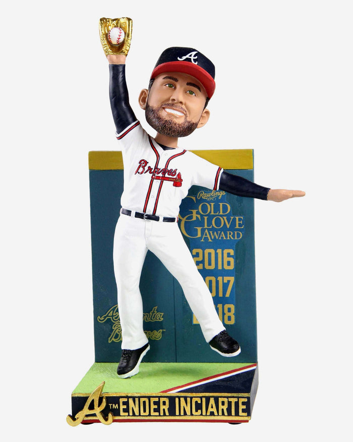 Ender Inciarte Atlanta Braves Ambassador Gold Glove Bobblehead FOCO - FOCO.com