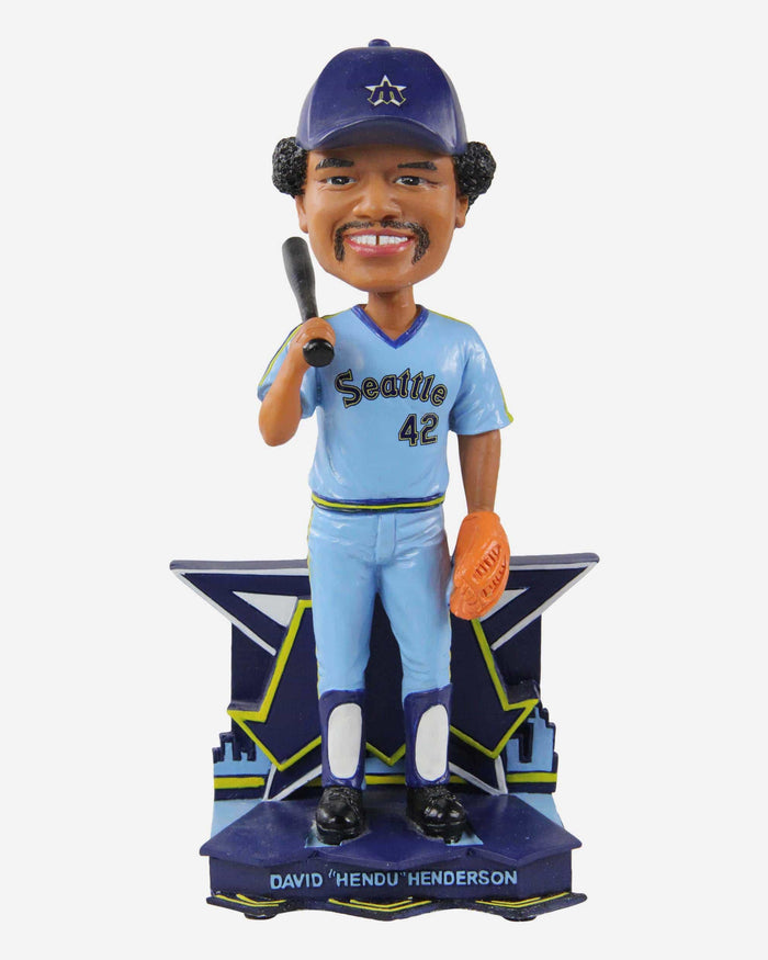 Dave Henderson Seattle Mariners Hendu Glove Bobblehead FOCO - FOCO.com
