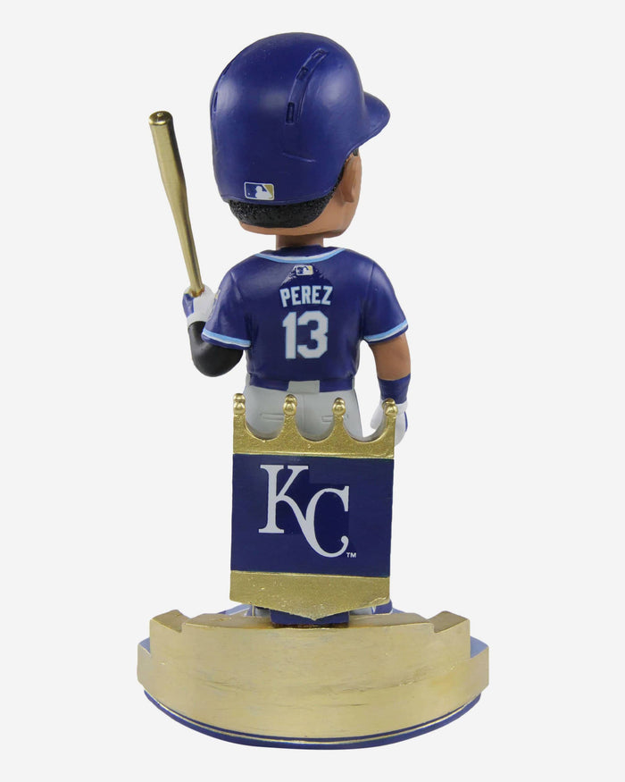Salvador Perez Kansas City Royals Single Season Catcher Home Run Record Bobblehead FOCO - FOCO.com