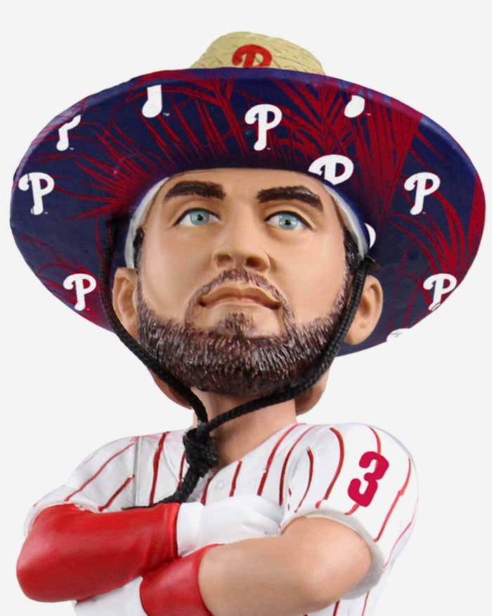 Bryce Harper Philadelphia Phillies Straw Hat Bobblehead FOCO - FOCO.com
