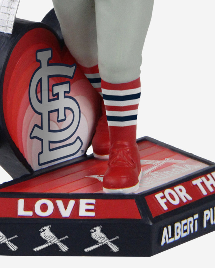 Albert Pujols St Louis Cardinals Heart Sign Bobblehead FOCO - FOCO.com