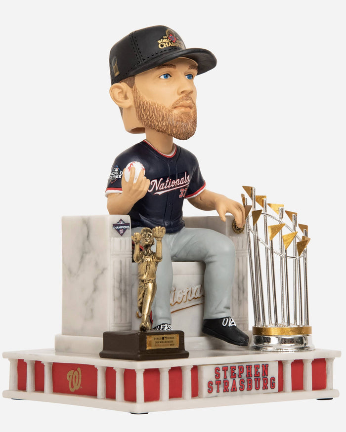 Stephen Strasburg Washington Nationals 2019 World Series Champions Lincoln Memorial Bobblehead FOCO - FOCO.com