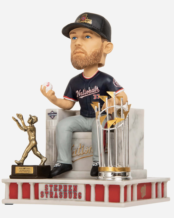 Stephen Strasburg Washington Nationals 2019 World Series Champions Lincoln Memorial Bobblehead FOCO - FOCO.com