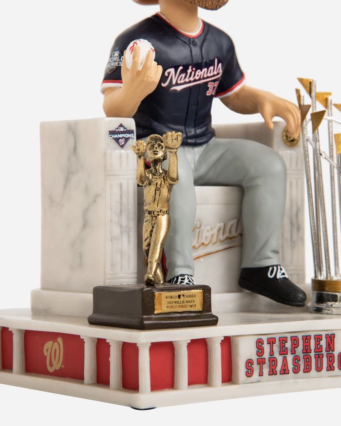 Stephen Strasburg Washington Nationals 2019 World Series Champions Lincoln Memorial Bobblehead FOCO - FOCO.com