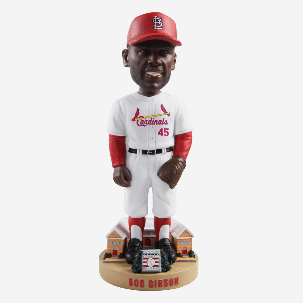 Bob Gibson St Louis Cardinals Legends Of The Park Hall Of Fame Bobblehead FOCO - FOCO.com