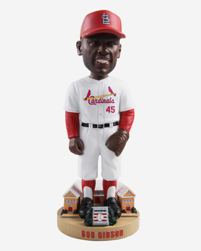 Bob Gibson St Louis Cardinals Legends Of The Park Hall Of Fame Bobblehead FOCO - FOCO.com