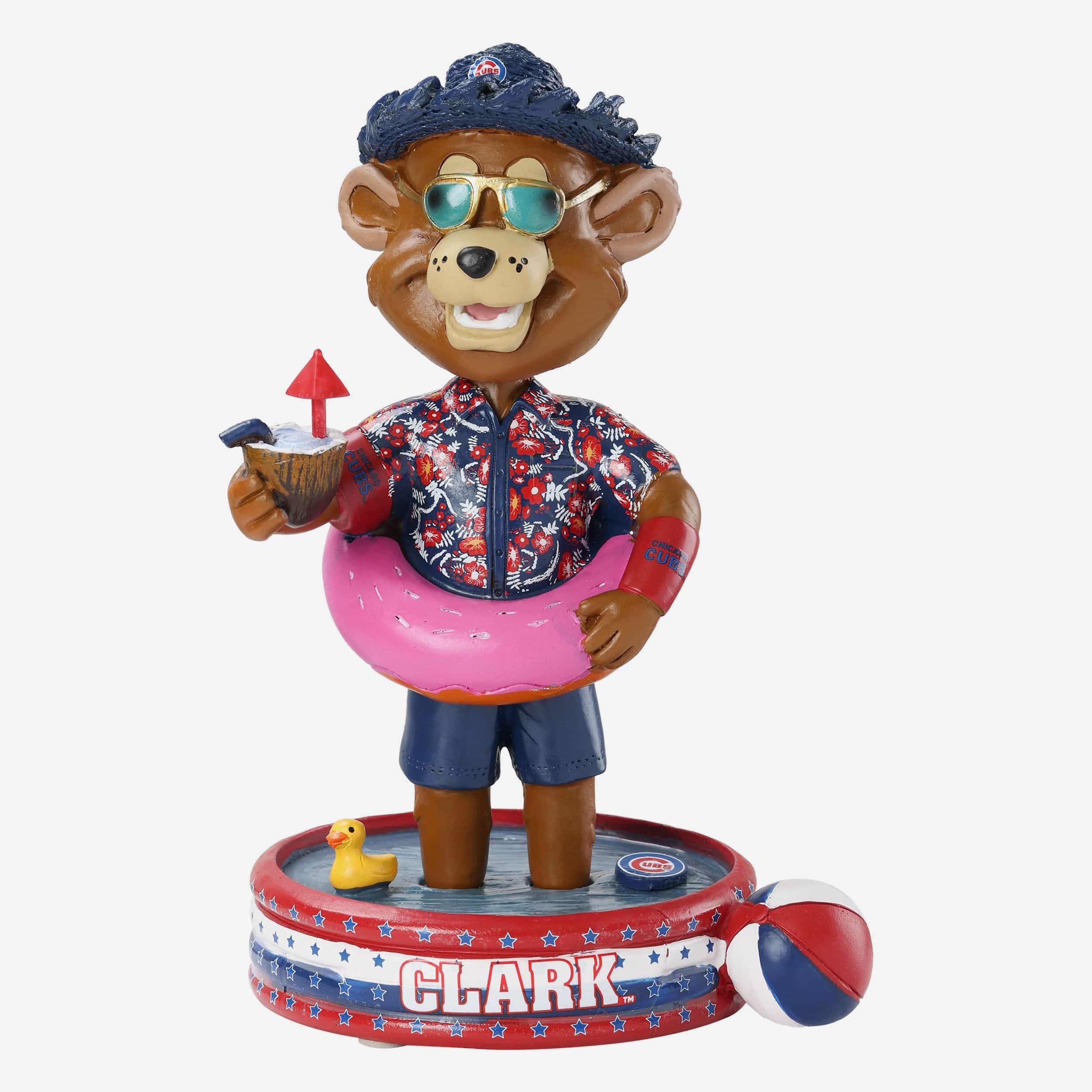 Clark Chicago Cubs Memorial Day Mascot Bobblehead Officially Licensed by MLB