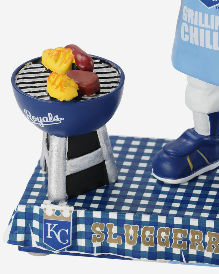 Sluggerrr Kansas City Royals Memorial Day Mascot Bobblehead FOCO - FOCO.com