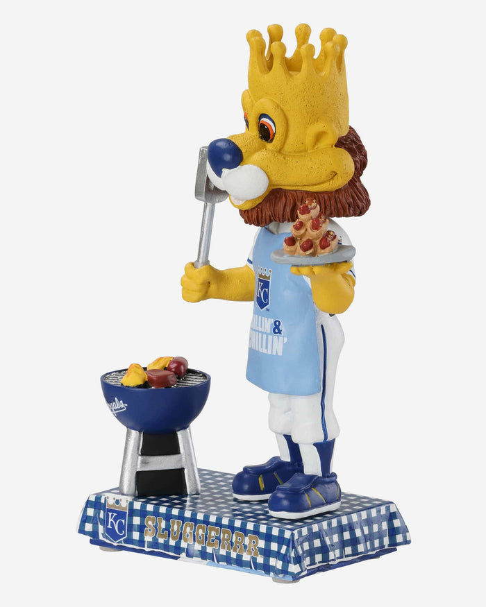 Sluggerrr Kansas City Royals Memorial Day Mascot Bobblehead FOCO - FOCO.com