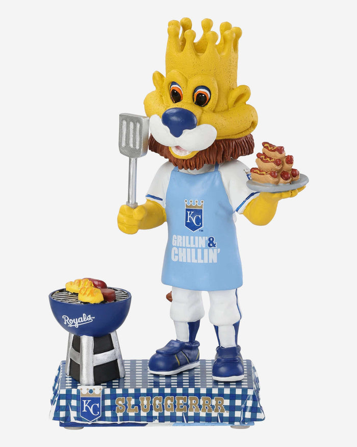 Sluggerrr Kansas City Royals Memorial Day Mascot Bobblehead FOCO - FOCO.com